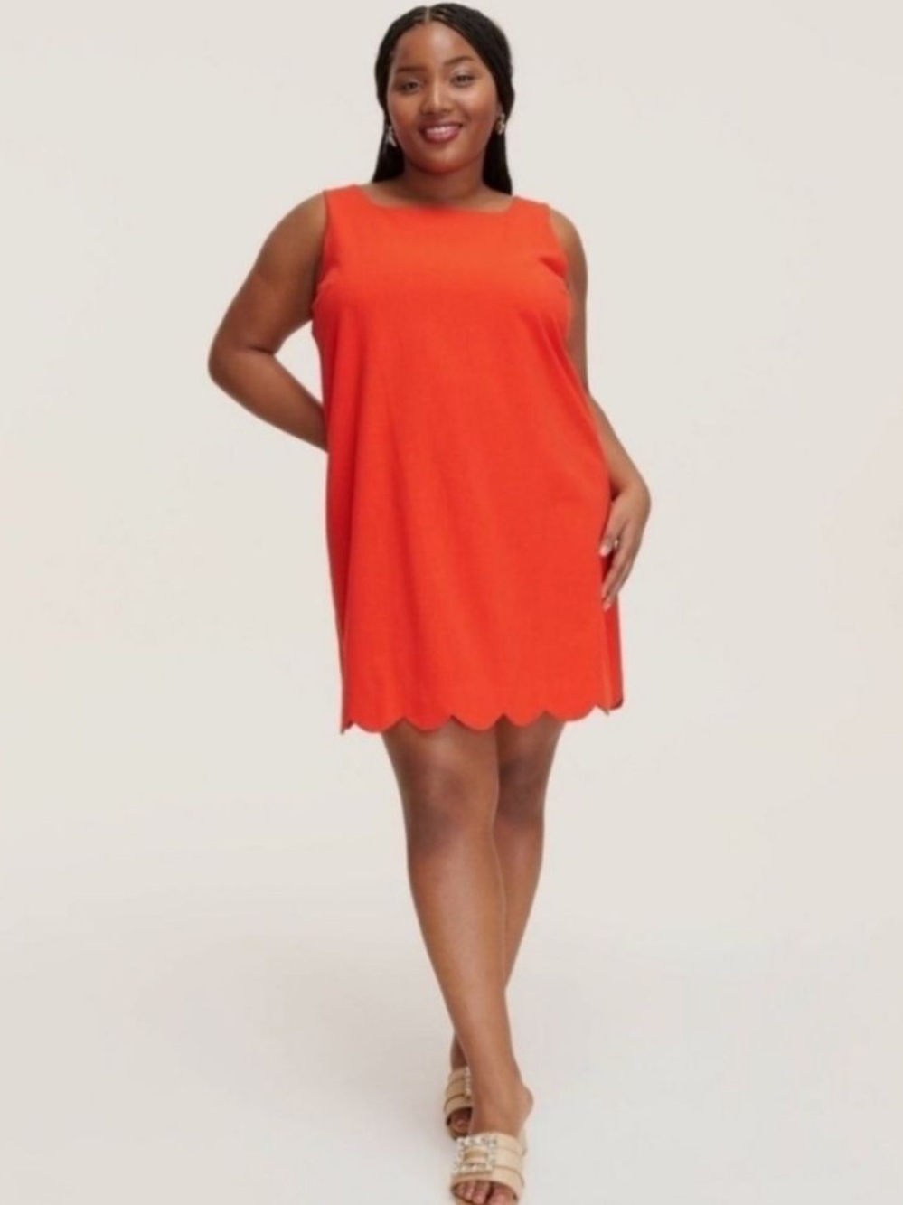 Kate Spade x Target Sleeveless Scallop-Hem Shift Dress